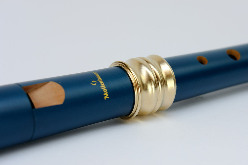 Mollenhauer Dream Soprano Recorder in Pearwood Blue Single Hole