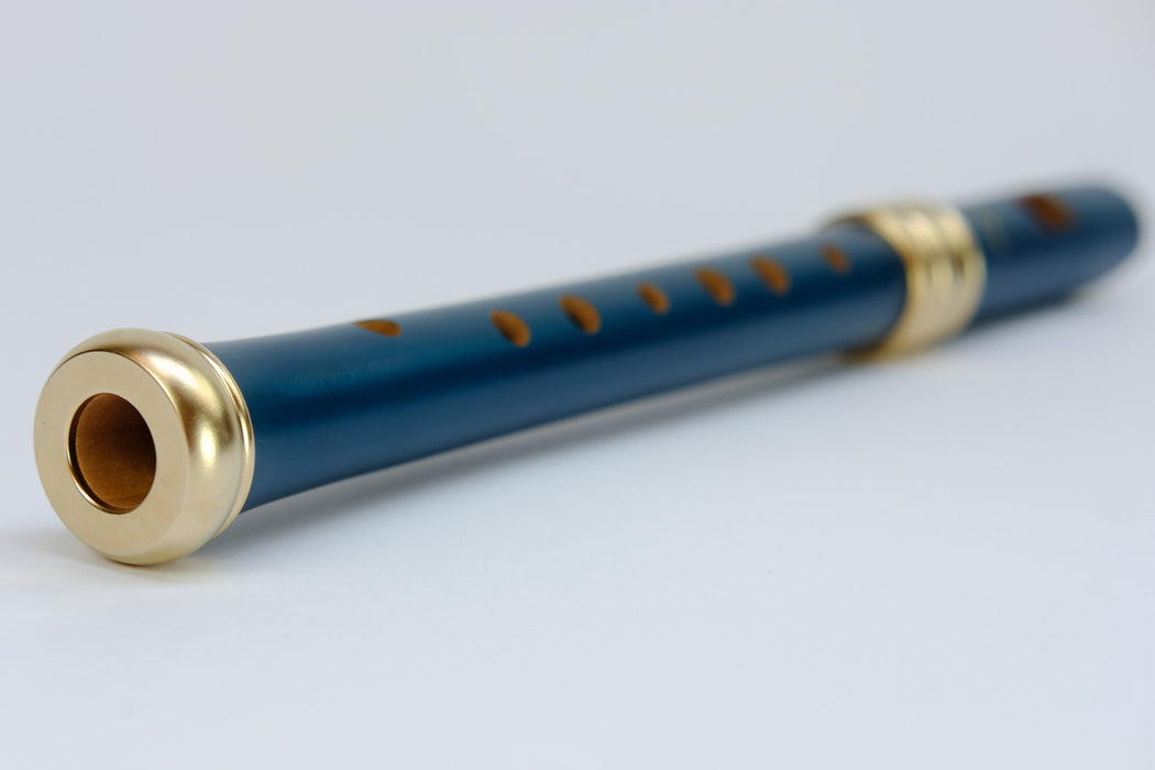 Mollenhauer Dream Soprano Recorder in Pearwood Blue Single Hole