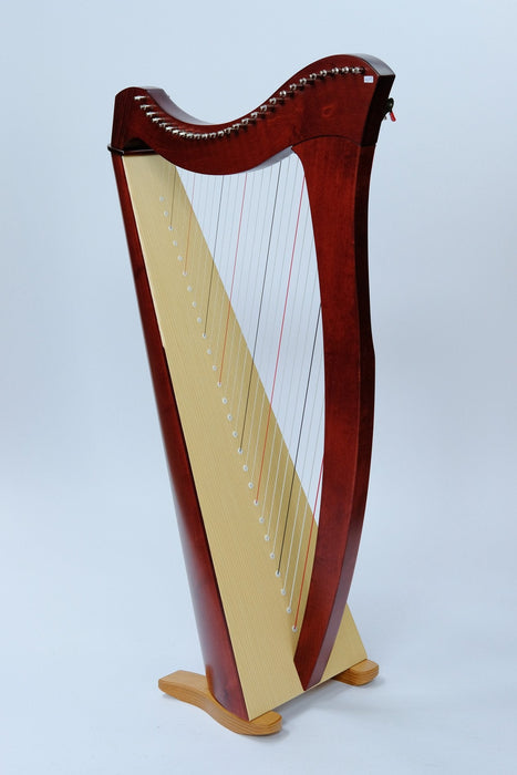 Juno 27 string harp (BioCarbon strings) in green finish by Salvi