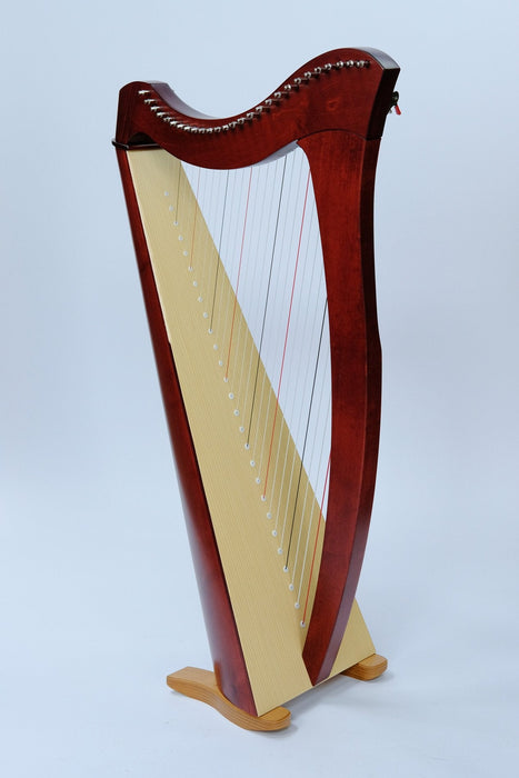 Juno 27 string harp (BioCarbon strings) in green finish by Salvi