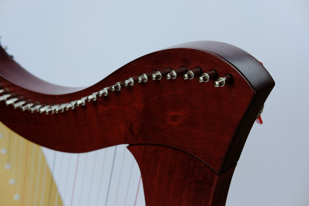 Juno 27 string harp (BioCarbon strings) in blue finish by Salvi