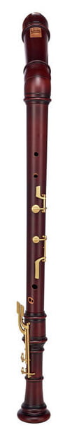 Kung Superio Bass Recorder in Stained Pearwood