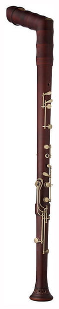 Kung Superio Great Bass Recorder in Stained Maple