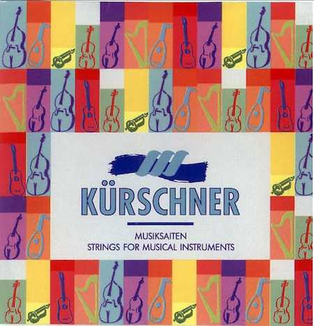 Kurschner Treble Viol 6th/D Wound Gut String