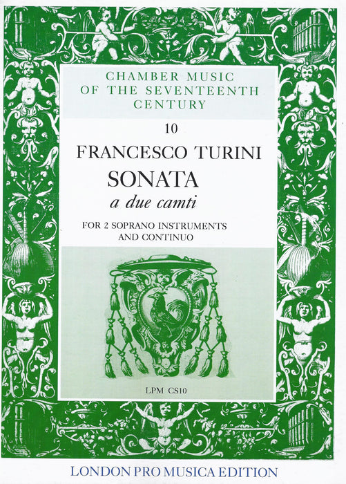 Turini: Sonata a due canti for 2 Soprano Instruments and Basso Continuo