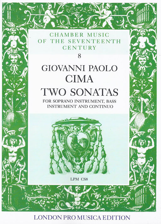 Cima: 2 Sonatas for Soprano Instrument, Bass Instrument and Basso Continuo