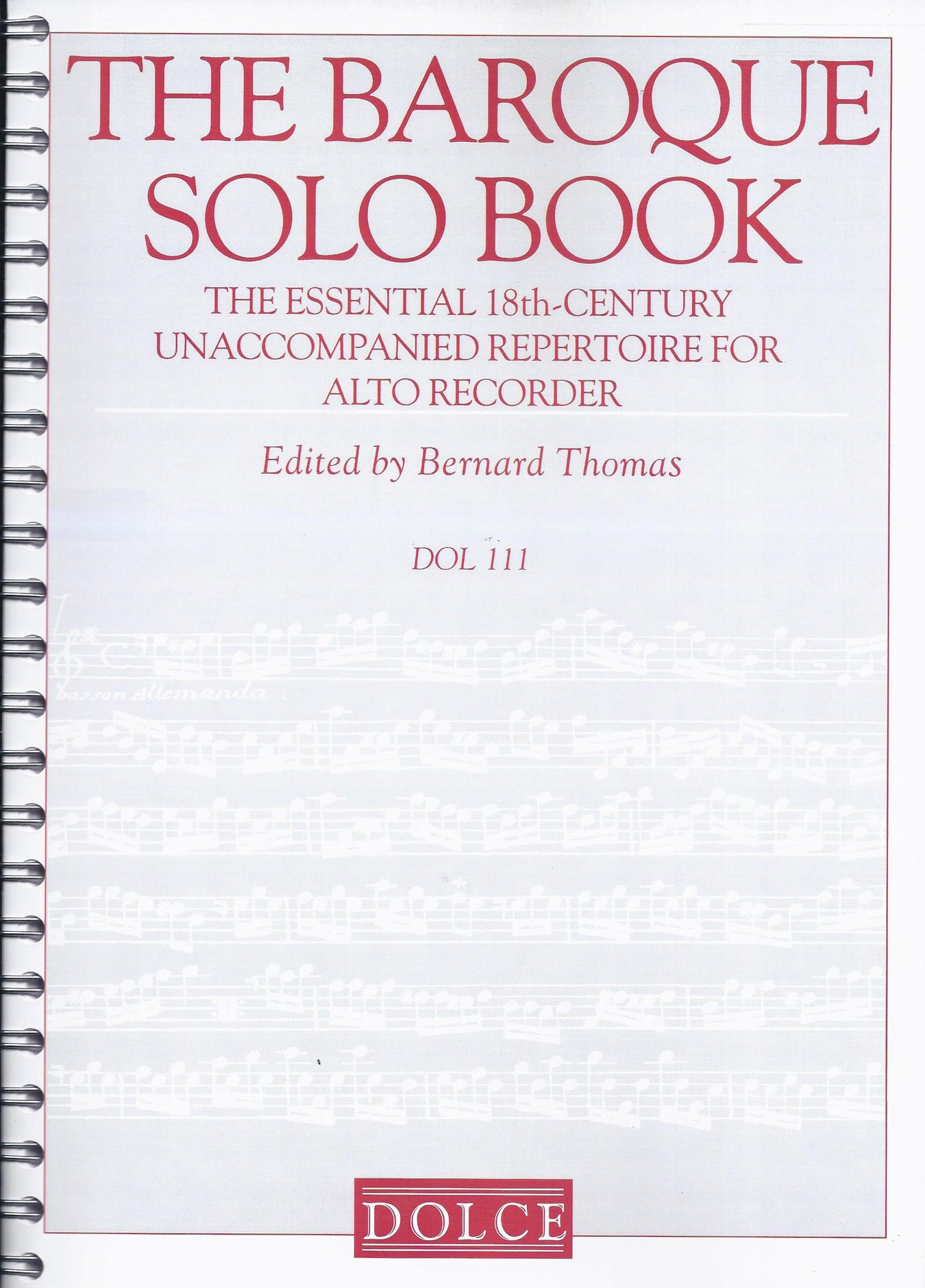 Solo Recorder Sheet Music