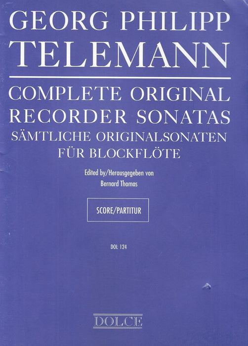 Telemann: Complete Original Recorder Sonatas