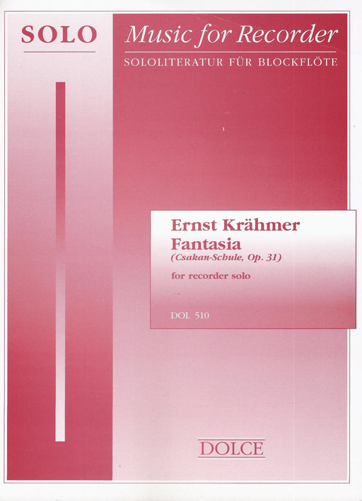 Krahmer: Fantasia Op. 31 for Descant Recorder Solo