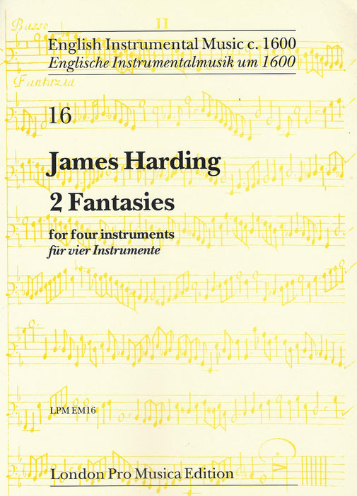 Harding: 2 Fantasies for 4 Instruments