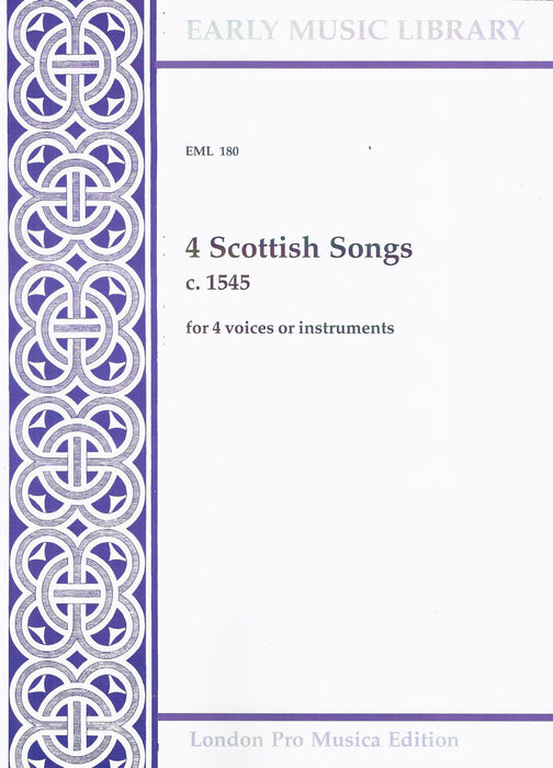 Various: 4 Scottish Songs for 4 Voices or Instruments