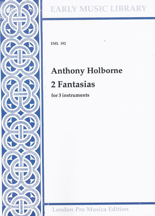 Holborne: 2 Fantasias for 3 Instruments