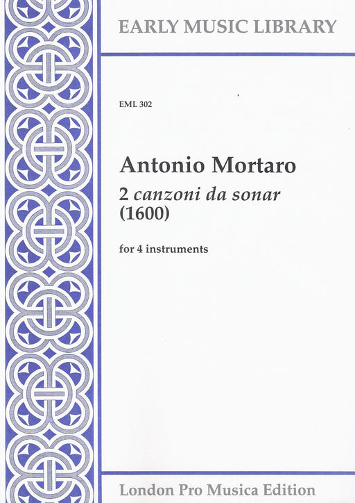 Mortaro: 2 Canzoni da sonar for 4 Instruments