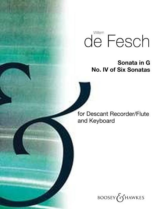 De Fesch: Sonata in G Major for Descant Recorder and Keyboard
