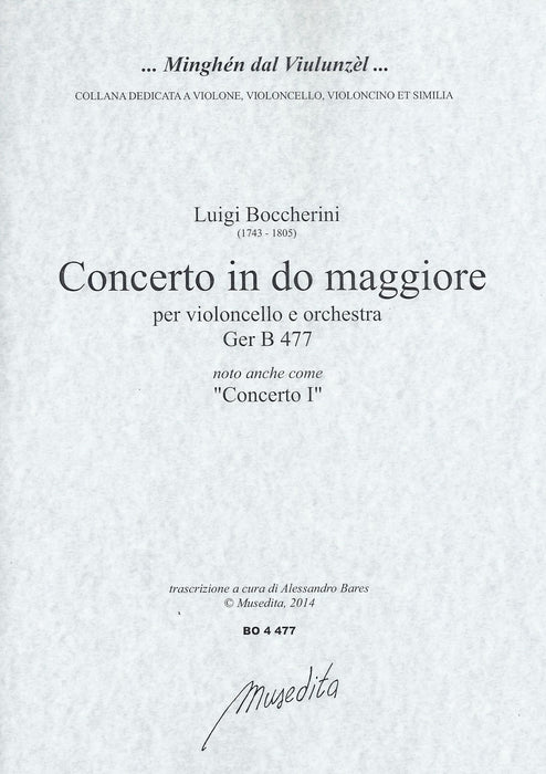 Boccherini: Concerto I in C Major for Violoncello - Piano Reduction