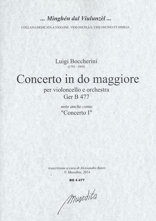 Boccherini: Concerto I in C Major for Violoncello - Piano Reduction