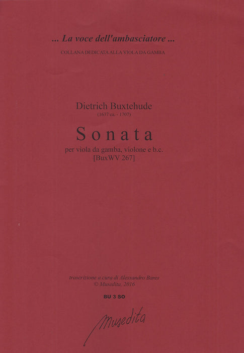 Buxtehude: Sonata for Viola da Gamba, Violone and Basso Continuo