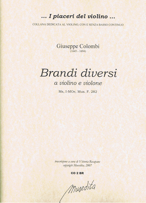 Colombi: Brandi Diversi for Violin and Violone