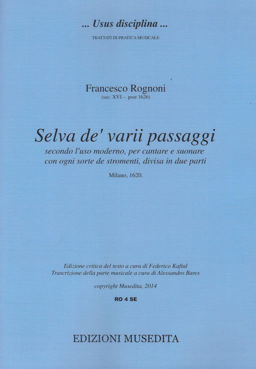 Rognoni: Selva de' varii passaggi