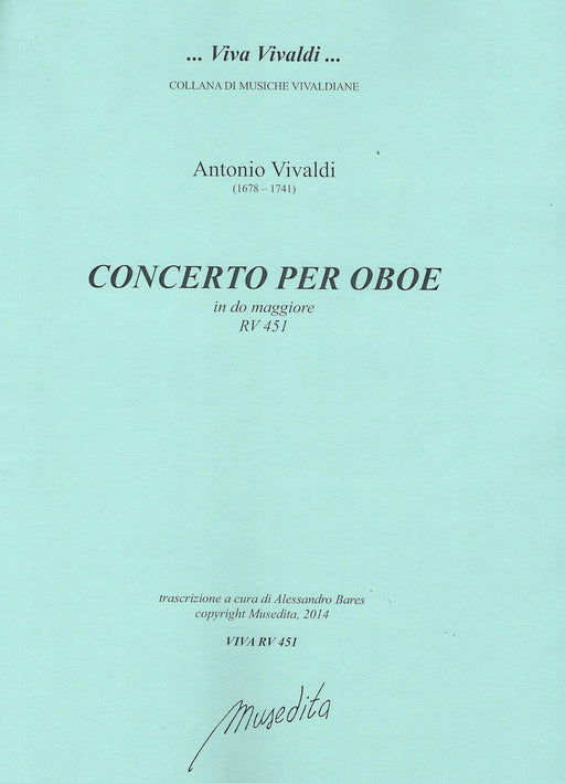 Vivaldi: Concerto in C Major RV 451 for Oboe, Strings and Basso Continuo