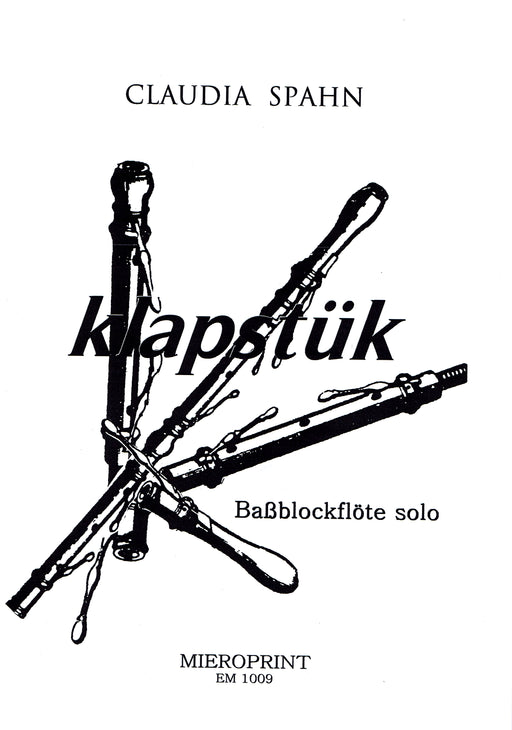 Spahn: Klapstük for Bass Recorder solo