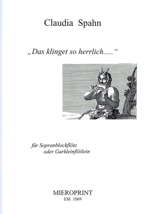Spahn: “Das Klinget so Herrlich” for Descant Recorder