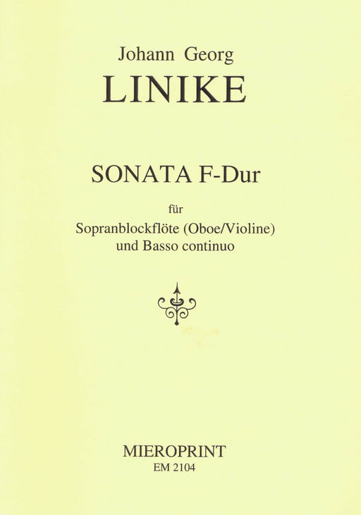 Linike: Sonata in F Major for Descant Recorder and Basso Continuo