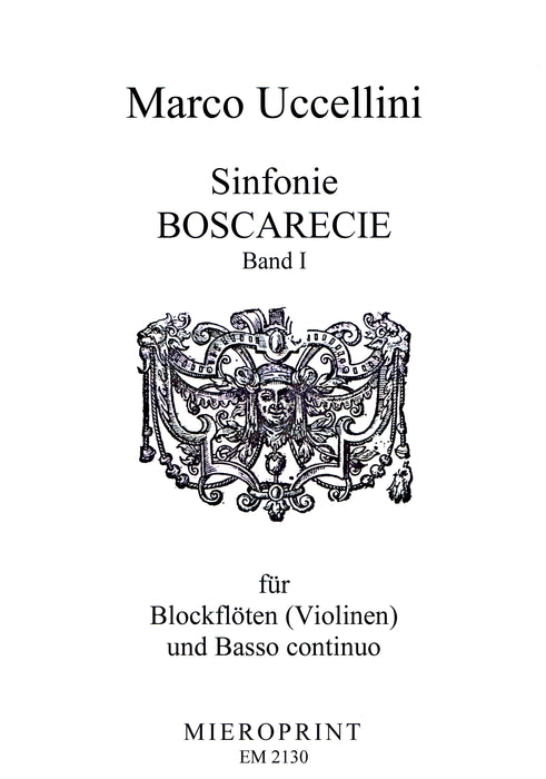 Uccellini: Sinfonie Boscarecie, Vol. 1