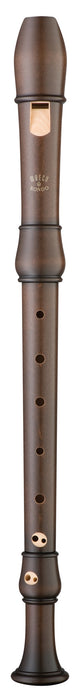 Moeck Flauto Rondo Alto Recorder in Stained Maple with Double Keys