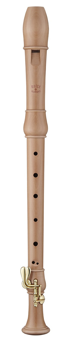 MOE2302 Moeck Flauto Rondo Alto Recorder in Pearwood with Keys at Early Music Shop