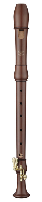 Moeck Flauto Rondo Alto Recorder in Stained Pearwood with Double Keys