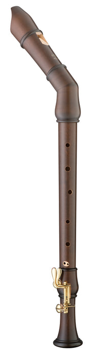 Moeck Flauto Rondo Knick Tenor Recorder with Double Key in Stained Maple