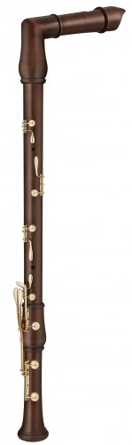 Moeck Flauto Rondo Knick Great Bass Recorder in Stained Maple