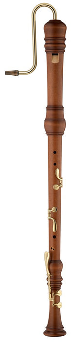 Moeck Rottenburgh Bass Recorder in Oiled, Stained Maple