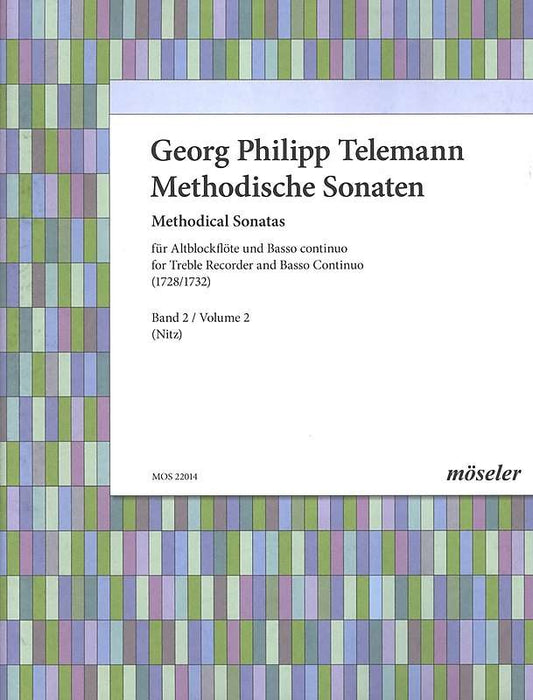 Telemann: Methodical Sonatas for Treble Recorder and Basso Continuo, Vol. 2