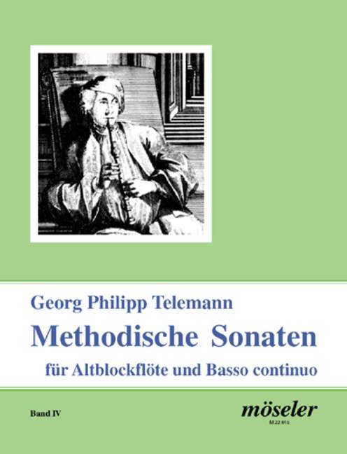 Telemann: Methodical Sonatas for Treble Recorder and Basso Continuo, Vol. 4