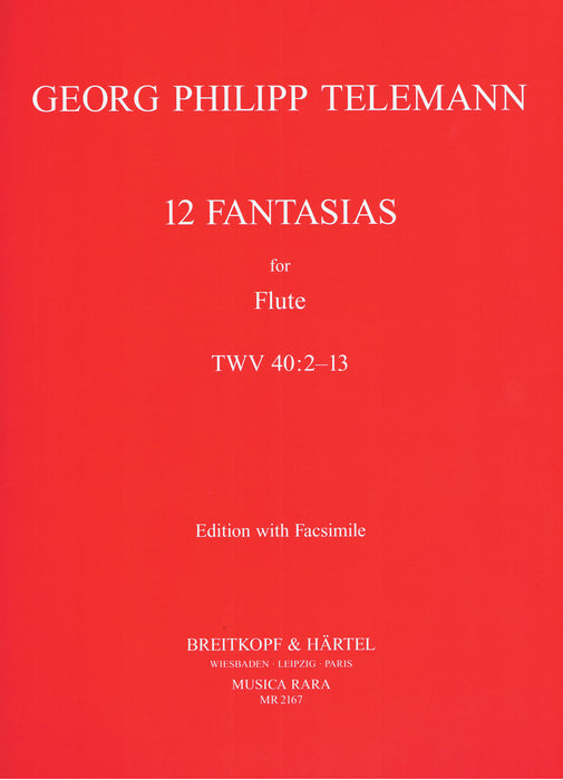 Telemann: 12 Fantasias for Flute