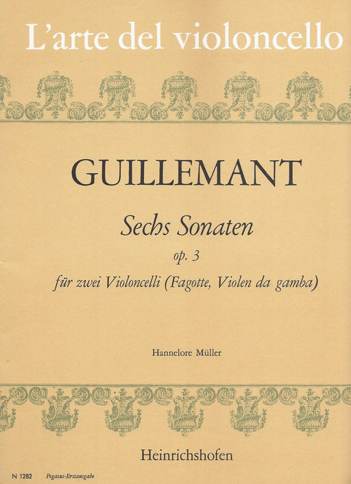 Guillemant: 2 Sonatas for 2 Violoncellos