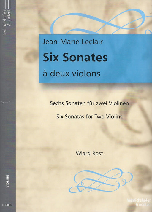 Leclair: 6 Sonatas for 2 Violins