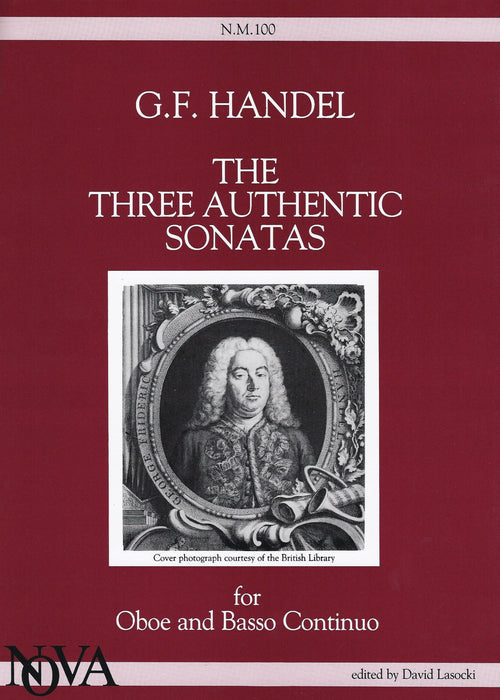 Handel: The 3 Authentic Sonatas for Oboe and Basso Continuo