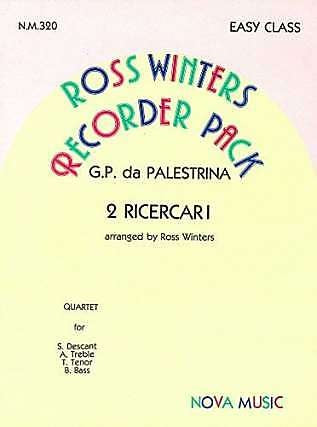 Palestrina: 2 Ricercari for Recorder Quartet