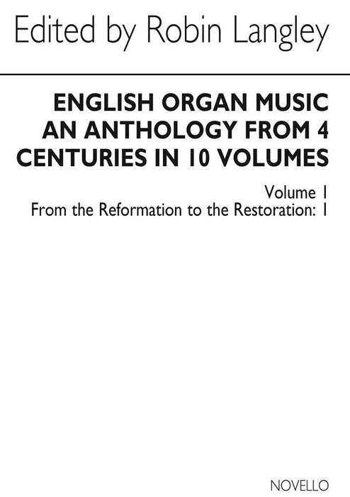 Langley (ed.): Anthology of English Organ Music, Book 1