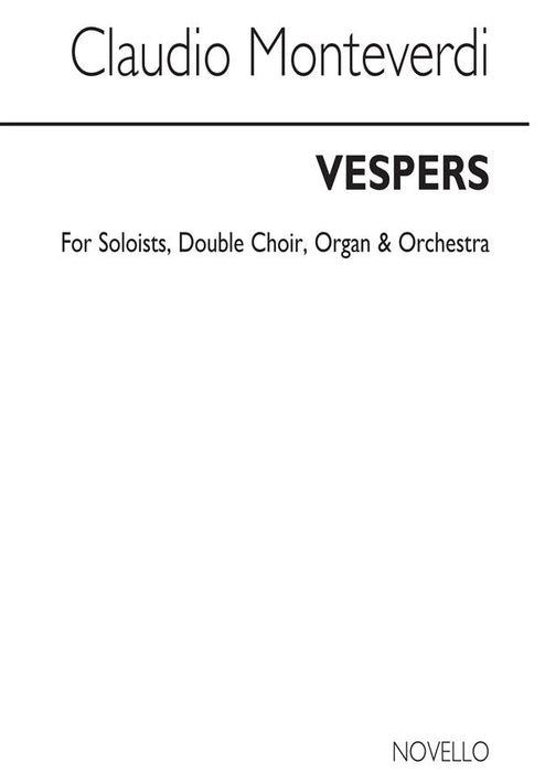 Monteverdi: Vespers - Vocal Score
