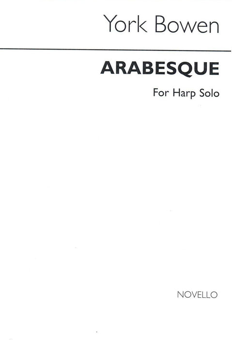 Bowen: Arabesque for Harp Solo