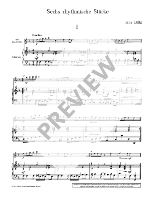 Various: Modern Music Book for Treble Recorder and Piano