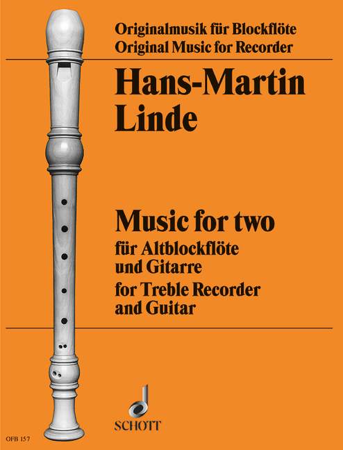 Linde: Music for Two for Treble Recorder and Guitar