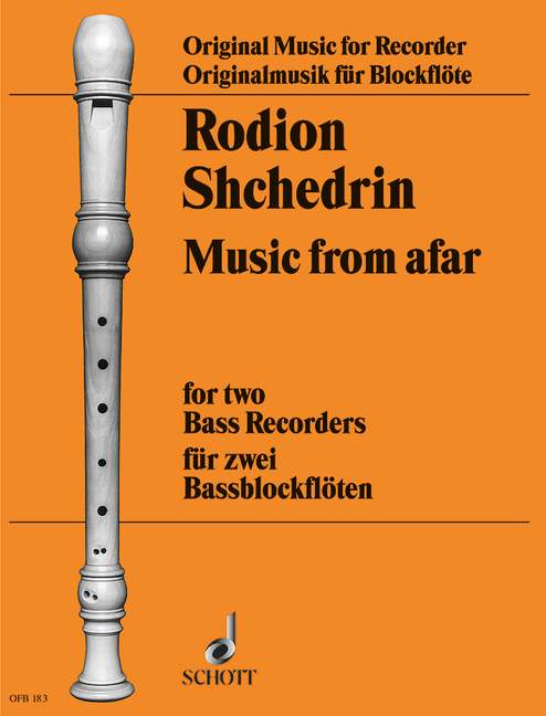 Shchedrin: Music From Afar for 2 Bass Recorders