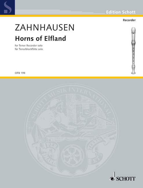 Zahnhausen: Horns of Elfland for Tenor Recorder Solo