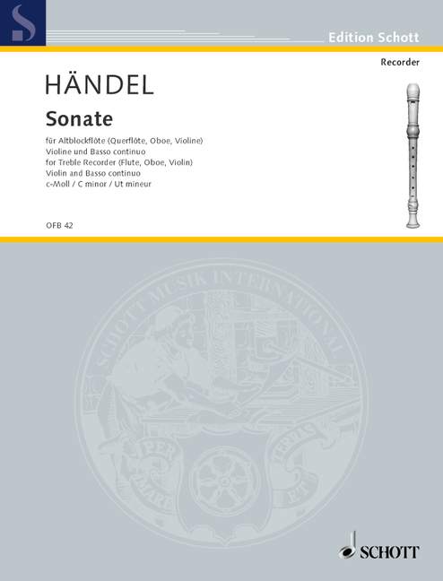 Handel: Sonata in C Minor for Treble Recorder, Violin and Basso Continuo
