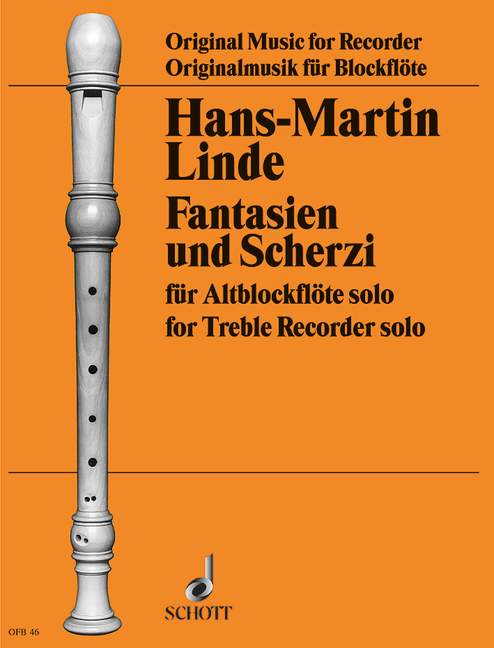 Linde: Fantasias and Scherzi for Treble Recorder Solo